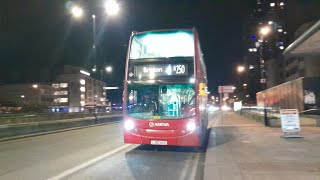 Shabby FRV  TFL Bus Route n250 Croydon Town Centre  Brixton  Arriva London South [upl. by Hseyaj]