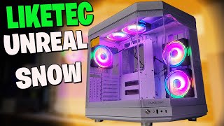 OLHA ESSE GABINETE DA LIKETEC UNREAL SNOW ESTILO CUBO [upl. by Nolahc840]