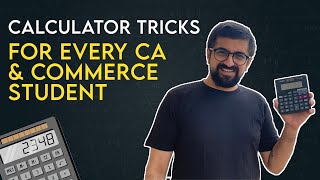 Calculator Tricks For Every CA amp Commerce Students Must Know l TimeSaving Calculator Tips [upl. by Yelruc]