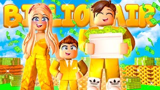 I STARTED A FAMILY WITH A BILLIONAIRE IN ROBLOX BROOKHAVEN [upl. by Nauwaj]