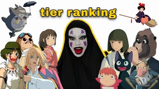 ranking every studio ghibli movie [upl. by Nahraf]