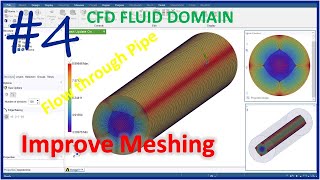 ANSYS SpaceClaim Meshing  How to generate a highquality mesh for fluid flow through straight pipe [upl. by Llehcor456]