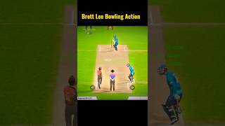 😍Brett lee Bowling Action  cricket cricketlover gaming action australiacricket bcci [upl. by Colt741]