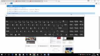 วิธีการซ่อน แสดง on screen keyboard windows 10 [upl. by Ainolloppa515]