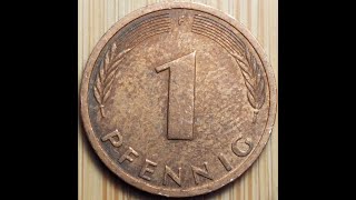 1 Pfennig 1990 Bundesrepublik Deutschland F [upl. by Lorrin55]