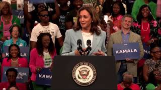 Vice President Kamala Harris officially becomes Democratic presidential nominee [upl. by Iam]