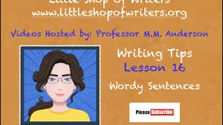 Lesson 16 Wordy Sentences [upl. by Oznole]