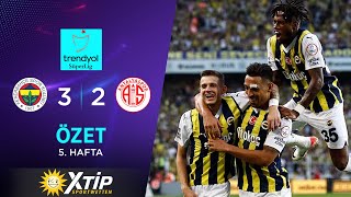 MERKUR BETS  Fenerbahçe 32 B Antalyaspor  HighlightsÖzet  Trendyol Süper Lig  202324 [upl. by Anivle]