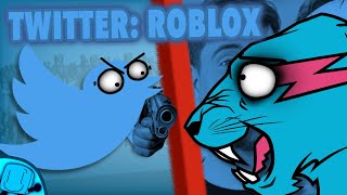 Twitter VS MrBeast Represented In Roblox [upl. by Remled]