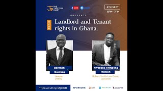 The Lawyers Diary LandLord and Tenant Rights in Ghana [upl. by Sansen]