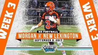 HS Football  Morgan at New Lexington 9817 [upl. by Sinnoda]