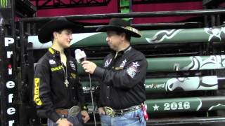 Jason Catches Up With Jess Lockwood Following His Round 3 PBR Sioux Falls Win [upl. by Germaine]