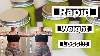 Fast Weight Loss 2023  GREEN SMOOTHIE WEIGHT LOSS  I lost weight in 3 DAYS [upl. by Aneris]