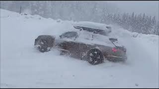 Audi QUATTRO POWER on snow Compilation 2 [upl. by Coppins]