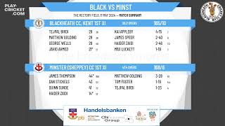 Blackheath CC Kent 1st XI v Minster Sheppey CC 1st XI [upl. by Syverson]