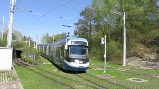 Trams am Milchbuck Zürich CH [upl. by Llerol]