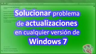 𝐒𝐎𝐋𝐔𝐂𝐈𝐎𝐍𝐀𝐃𝐎 No se puede actualizar Windows 7 [upl. by Ayhtnic584]