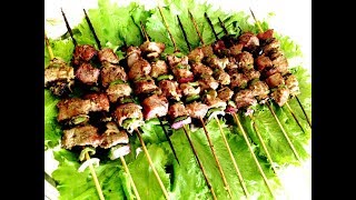 Brochettes de boeuf [upl. by Lyreb]