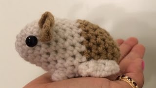 Tutorial on How to Crochet an Amigurumi Baby Guinea Pig [upl. by Langille]