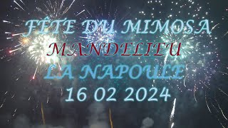 FÊTE DU MIMOSA MANDELIEU LA NAPOULE 2024 2 16 [upl. by Alguire202]