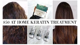 HOW TO 50 AT HOME KERATIN TREATMENT  Nutree Professional [upl. by Ayotol180]