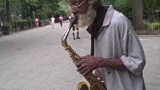 Giuseppi Logan Tompkins Square Park August 1 2010 2mov [upl. by Nannahs]