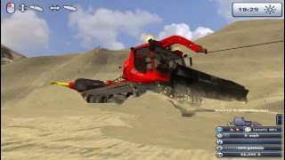 PistenBully Play • Ski Region Simulator 2012 • Steep Slope [upl. by Ecinehs26]