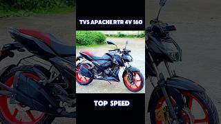 TVS Apache RTR 4V 160 Top Speed [upl. by Aisanat]