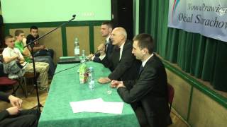 Czy zapina Pan pasy w samochodzie  Janusz KorwinMikke Starachowice 13032014  Mocne [upl. by Haldas]