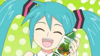 Hatsune Miku  Vegetable Juice Po Pi Po with English lyrics [upl. by Arak391]