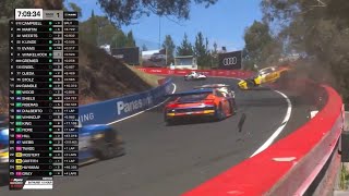 Bathurst 12 Hours 2024  WRT BMW 32 HUGE CRASH [upl. by Adidnere]