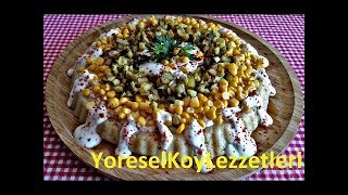 3 DK DA GARNİTÜRLÜ PATATES SALATASI TARİFİKOLAY MUHTEŞEM GÖRÜNÜMLÜ PATATES SALATASI TARİFİ [upl. by Nage]