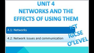 Networks  Topic 41  IGCSE ICT [upl. by Aloiv]