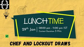 Chef and Lockout Draws Problem Code LOCKDRAW  January Lunchtime 2022 Div 3  Problem Solution C [upl. by Bumgardner]