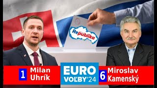 KAMENSKÝ  UHRÍK EUROVOĽBY  ZASTAVME PROGRESÍVCOV [upl. by Nosyarg]