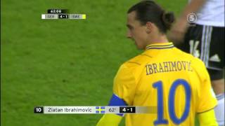 SverigeTyskland 44 All goals Lasse Granqvist commentary dubbed [upl. by Atirabrab]