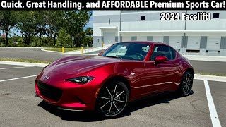 2024 Mazda MX5 Miata RF GT TEST DRIVEFULL REVIEW [upl. by Nappie151]