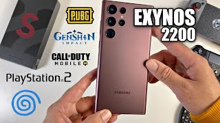 Samsung Galaxy S22 Ultra  EXYNOS 2200 GAMING TEST  How Does it Cope [upl. by Hackett]