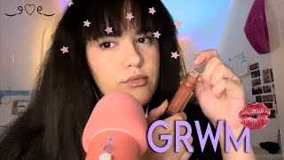 ASMR ✩ Doing My Makeup grwm tapping whispering personal attention amp more [upl. by Uol]