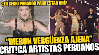 Leslie Shaw contra artistas peruanos que fueron a los Premios Heat “Vergüenza ajena” [upl. by Namolos681]