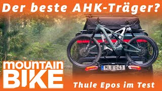 Thule Epos 2 im Test So gut ist der HighEndFahrradträger für EMTB EBike amp Co [upl. by Ellemrac]