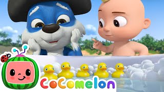 Wolf Steals JJs 5 Little Ducks  More CoComelon JJs Animal Time Kids Songs  Animal Songs for Kids [upl. by Whitcher]