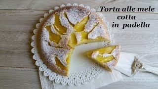 Torta alle mele in padella soffice e morbida si prepara in soli 5 minuti [upl. by Suidaht]