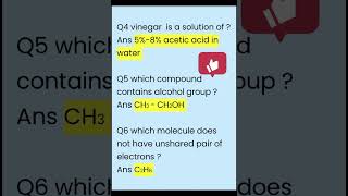 class 10 science chapter 4 carbon and its compounds important MCQ [upl. by Neelya279]