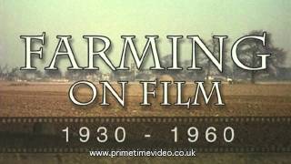 Farming Archive in Lincolnshire 1930s to 1960s [upl. by Aniretak]