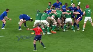 THAT Scrum in Paris Baille  Atonio vs Porter  Furlong [upl. by Fredericka]