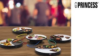 Princess 104000 Dinner4All Table Grill – Suitable for 4 persons –New way of teppanyaki style cooking [upl. by Marzi]