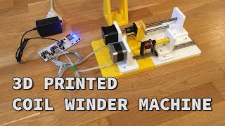 DIY 3D printed coil winder using ESP32 [upl. by Asi144]