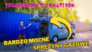 Volkswagen T4 Multivan  bardzo mocne sprężyny gazowe do klapy bagażnika [upl. by Ydnis]