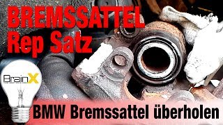 ATE Bremssattel überholen mit Dichtungssatz am BMW 1er E87 [upl. by Aitetel]